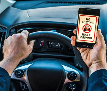 Interdit téléphone au volant
