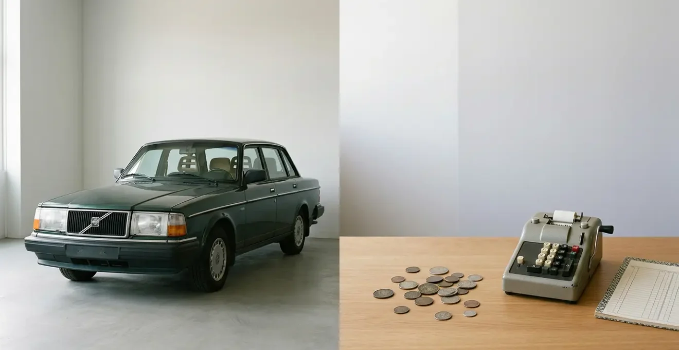 Comparaison visuelle entre une voiture ancienne et une récente illustrant le choix de l'assurance automobile au tiers