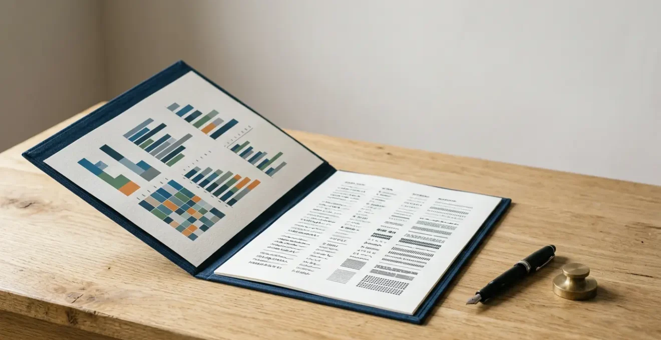 Dossier d'assurance automobile avec documents de sinistres et calculatrice représentant l'analyse de rentabilité d'un contrat