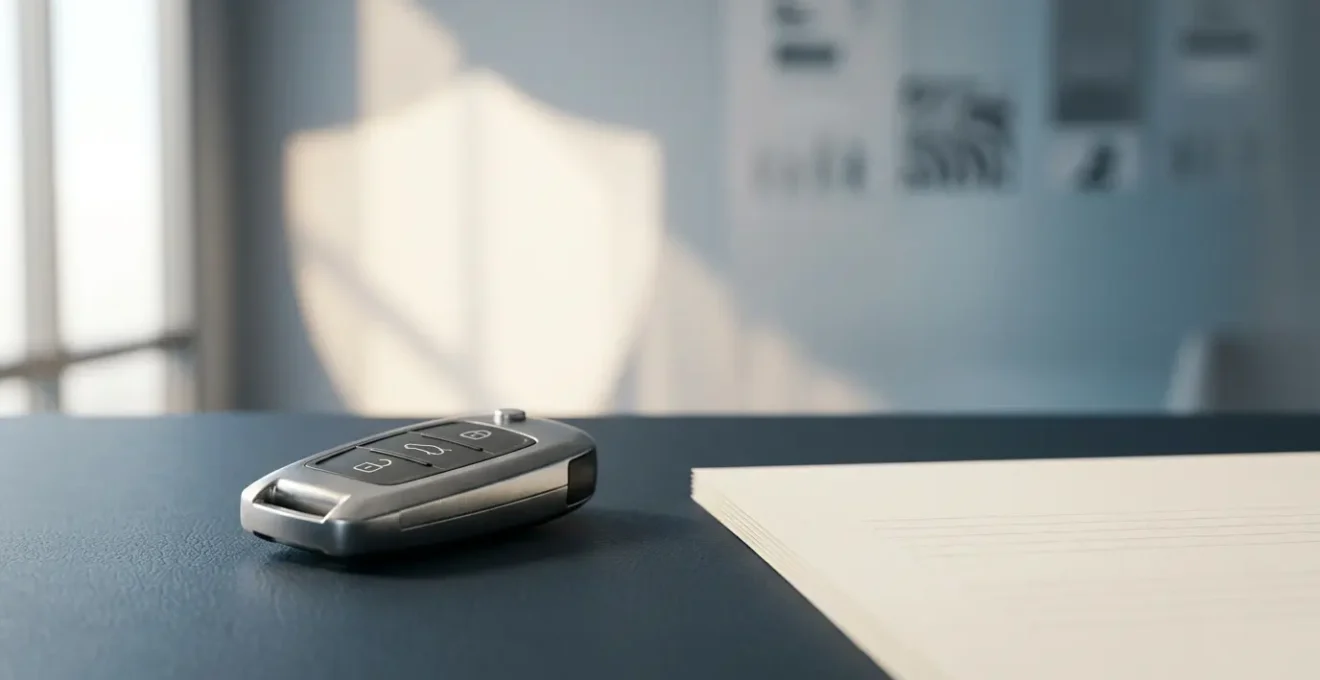 Concept de protection financière pour véhicule neuf avec assurance valeur à neuf