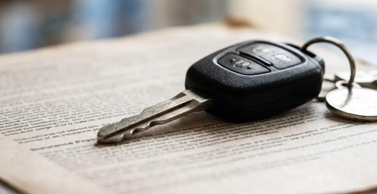 Représentation symbolique de la protection d'assurance en autopartage