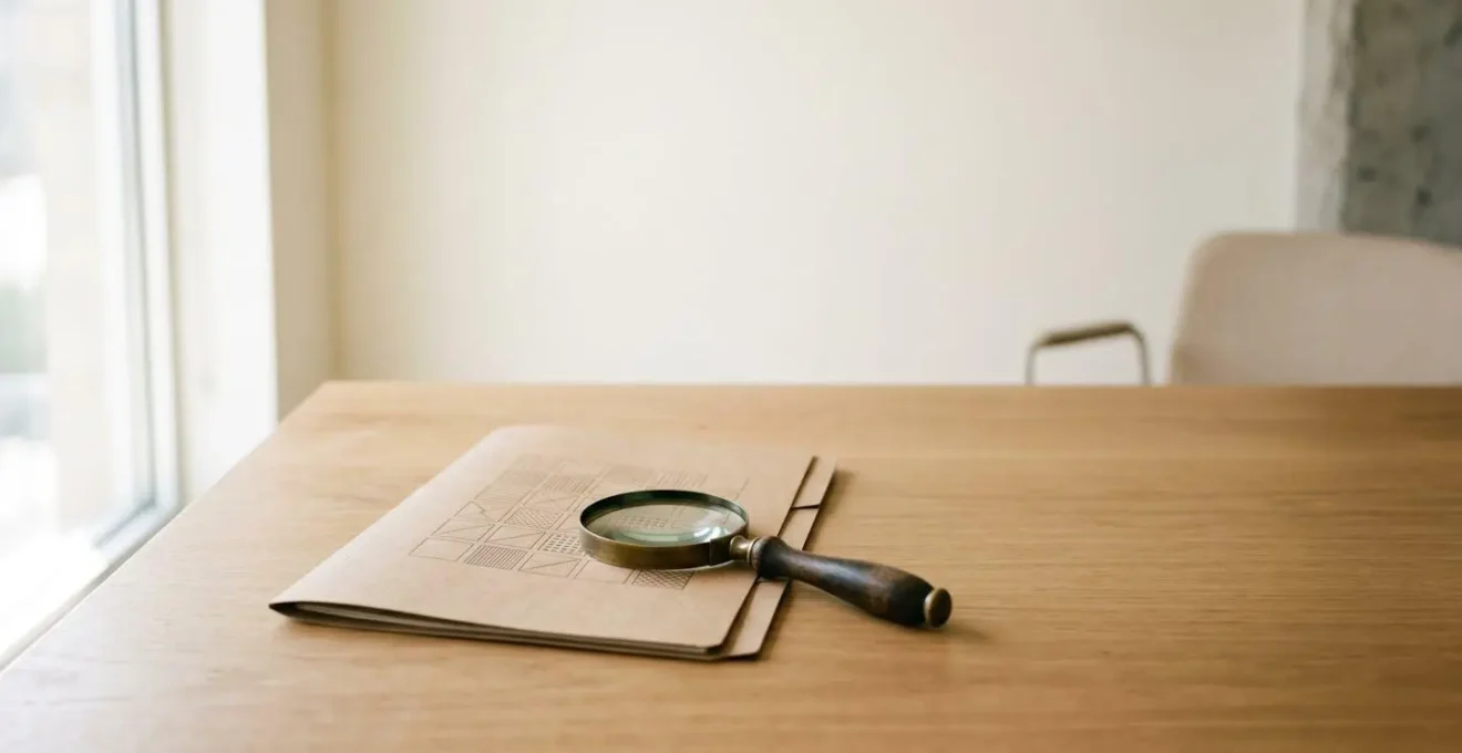 Document de relevé d'information d'assurance automobile présenté sur un bureau avec une loupe mettant en évidence les sections importantes