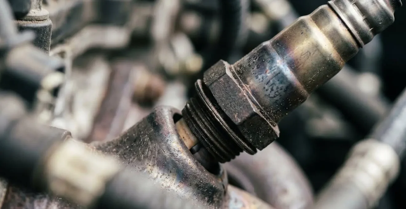 Sonde lambda et système d'échappement automobile avec diagnostic mécanique
